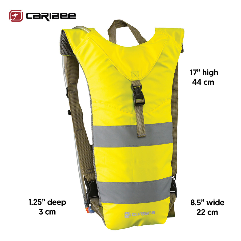 Caribee Nuke 3L Hi Vis Hydration Backpack