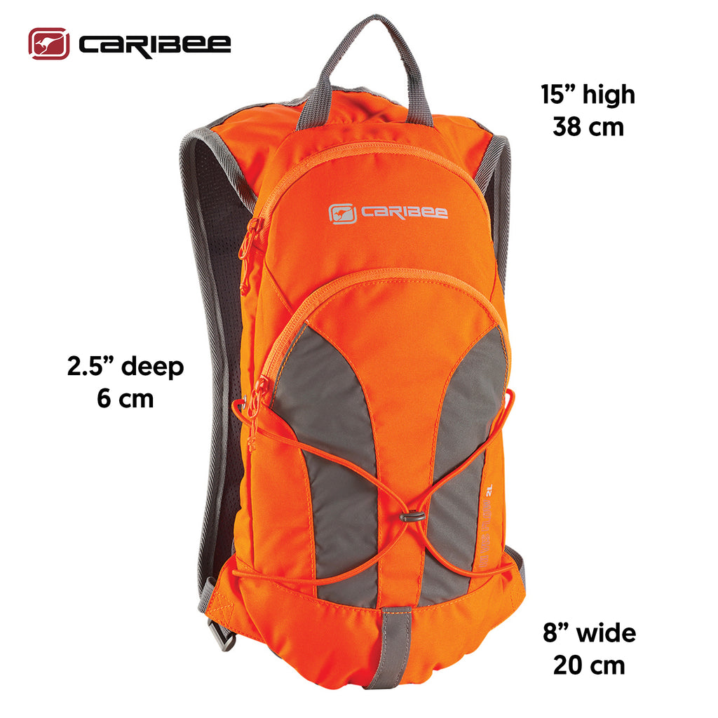Caribee Stinger 2L Hi Vis Hydration Backpack