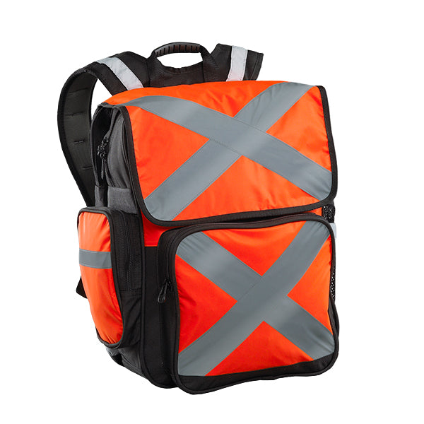 Caribee Pilbara high visibility backpack orange 
