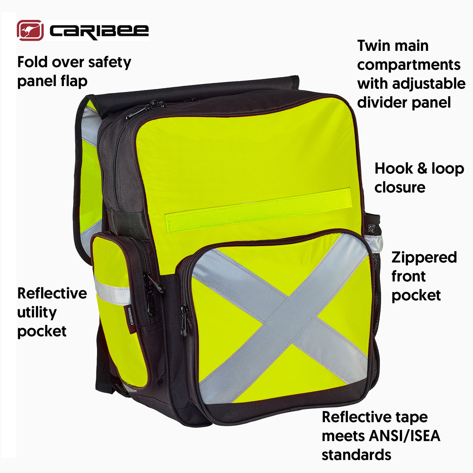 Caribee Pilbara high visibility backpack orange 